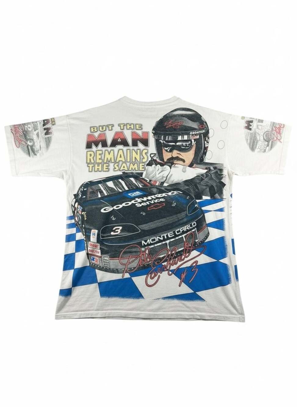 Vintage 1996 Dale Earnhardt 3 NASCAR All Over Print AOP Tee XL Chase Authentics